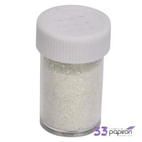 Csillámpor 15g fehér