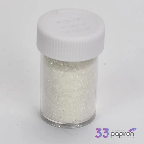 Csillámpor 15g fehér