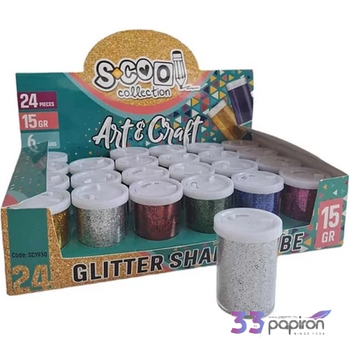 Csillámpor 15gr Ezüst
