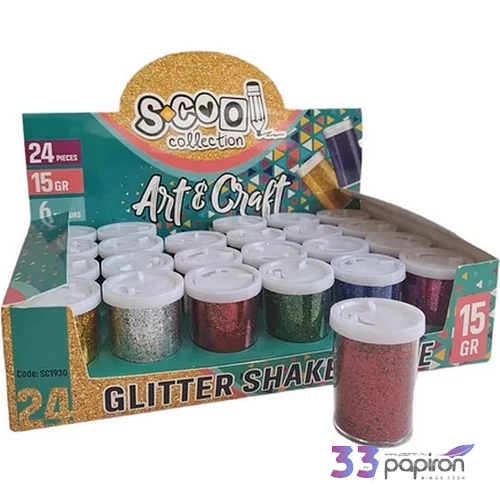 Csillámpor 15gr Piros