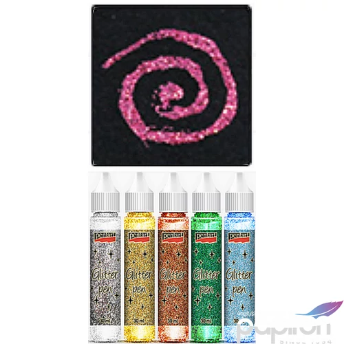 Csillámtoll 30ml világos pink Pentart dekor ragasztó
