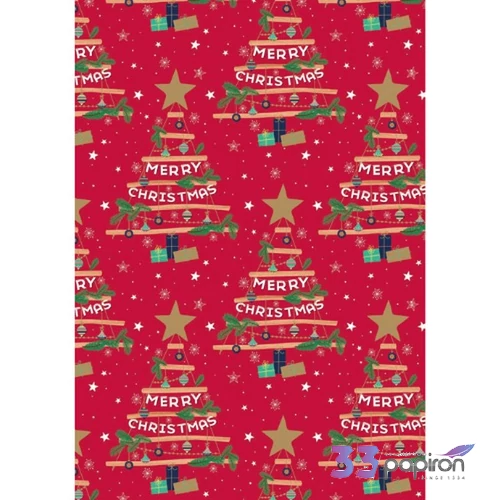 Csomagolópapír karácsony 70x200cm , diszcsomagoló vegyes minták Clairfontaine/Eurowrap
