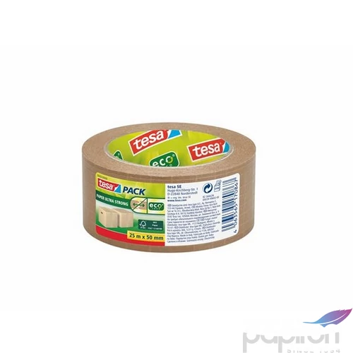 Csomagolószalag, papír 50 mm x 25 m TESA "Ultra Strong", barna