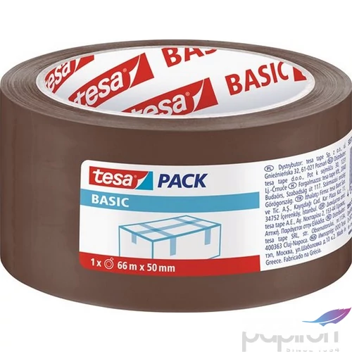 Ragasztószalag TESA 50mm x 66m Basic barna 58571