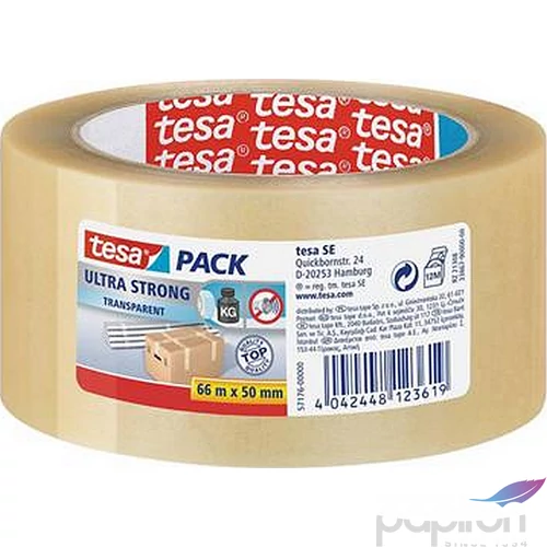 Ragasztószalag TESA Ultra Strong 50mm x 66 m átlátszó