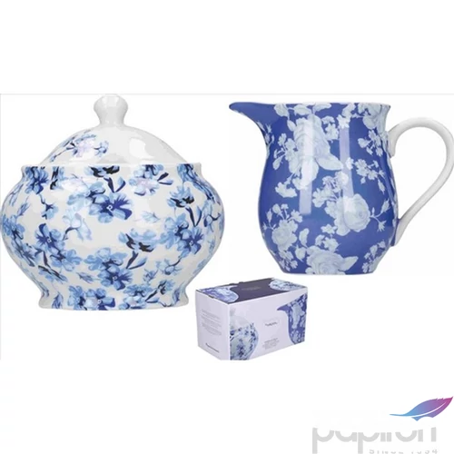 Cukortartó-tejkiöntő Porcelán szett, 220ml, Hampton, Mikasa