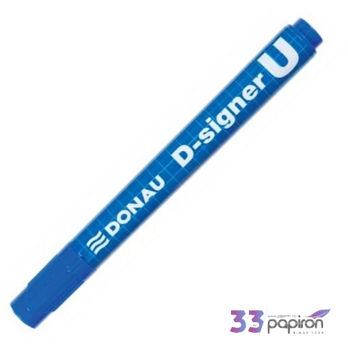 Alkoholos marker Donau D-signer U 2-4mm kúpos kék Írószerek DONAU 7371001-10PL