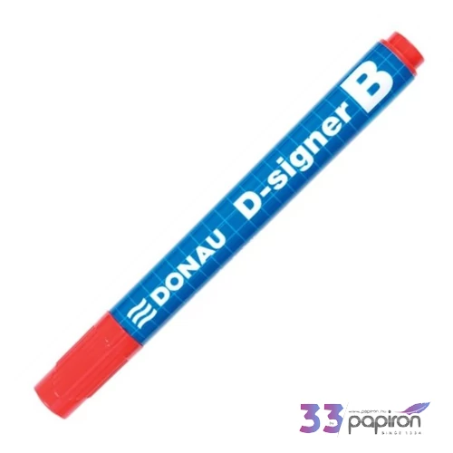 Táblamarker DONA D-signer B' 2-4mm kerek hegyű piros Írószerek DONAU 7372001-04PL