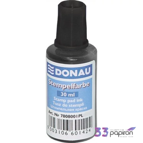 Bélyegzőfesték Donau fekete 30ml DONAU 7808001PL-F01