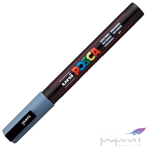 Decormarker UNI-BALL Posca 0,9-1,3mm vízbázisu akril mar palaszürke Írószerek UNI Posca  PC-3M