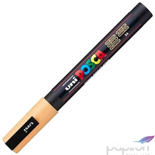 Decormarker UNI-BALL Posca 0,9-1,3mm világos narancssárga Írószerek UNI-BALL PC-3M akril marker
