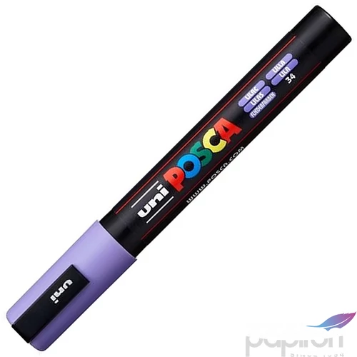 Decormarker UNI-BALL Posca 1,8-2,5mm halványlila akril marker Írószerek UNI-BALL PC-5M