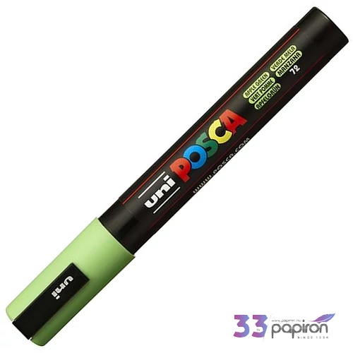 Decormarker UNI-BALL Posca 1,8-2,5mm zöldalma akril marker Írószerek UNI-BALL PC-5M