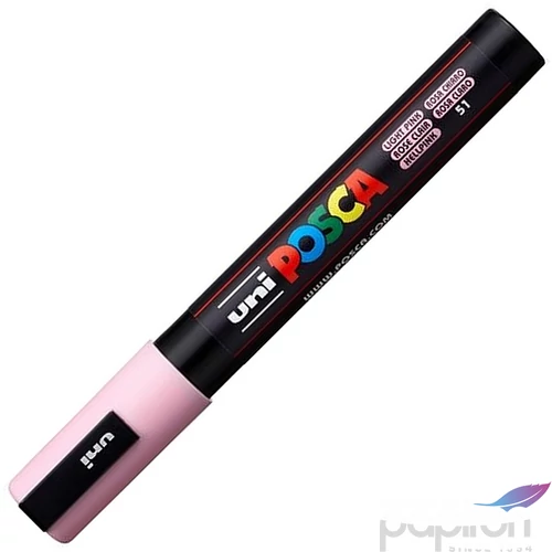 Decormarker UNI-BALL Posca 1,8-2,5mm világos rózsaszín akril marker Írószerek UNI-BALL PC-5M