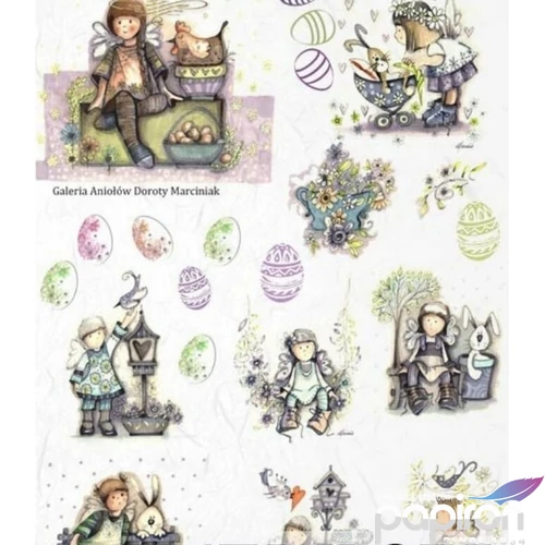 Decoupage rizspapír A4 ITD-R0075