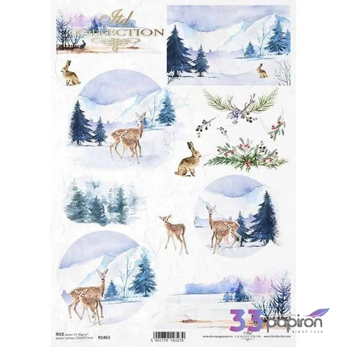 Decoupage rizspapír A4