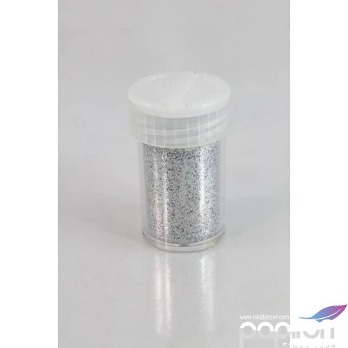 Csillámpor dekor 15gr ezüst