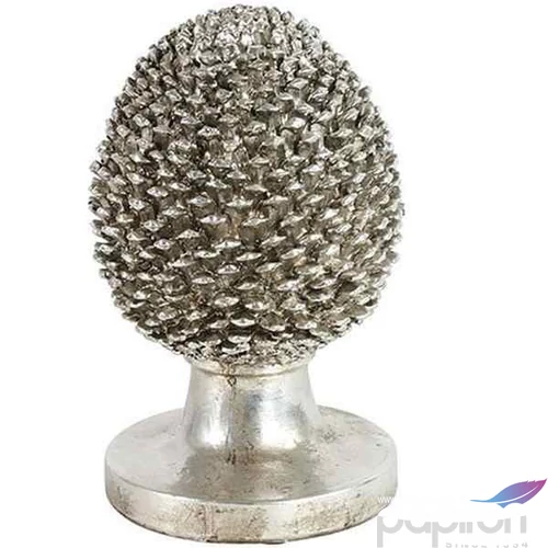 Kerámai dísz ezüst óriás toboz Ornament Dejan L silver 32cm Holland SDDST53