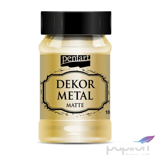 Dekorfesték matt 100ml Dekormetál matt arany