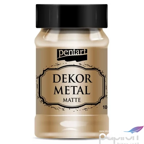 Dekorfesték matt 100ml Dekormetál matt bronz