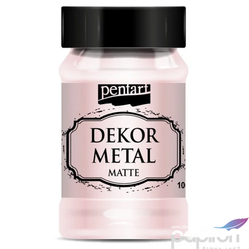 Dekorfesték matt 100ml Dekormetál matt rózsaarany