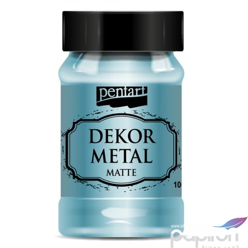 Dekorfesték matt 100ml Dekormetál matt türkiz