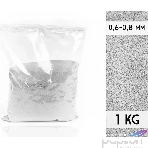 Dekorhomok 1kg Fehér 0,6-0,8