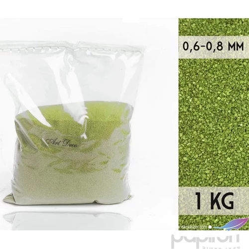 Dekorhomok 1kg Lime 0,6-0,8