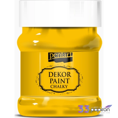 Dekor krétafesték 100ml napsárga