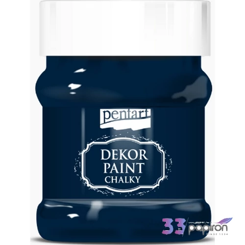 Dekor krétafesték 100ml tengerészkék
