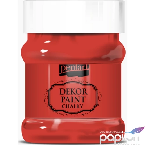 Dekor krétafesték 230ml piros
