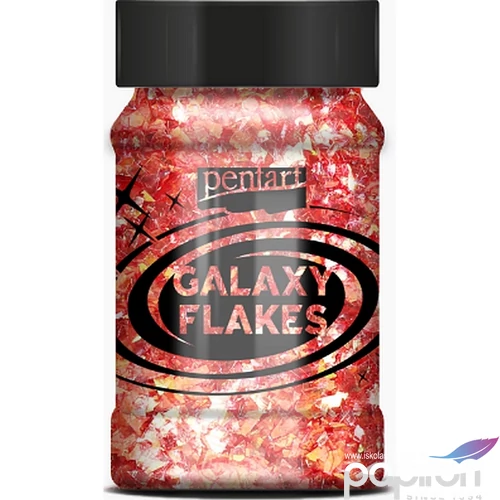 Dekor pelyhek 15g Galaxy Flakes vörösarany