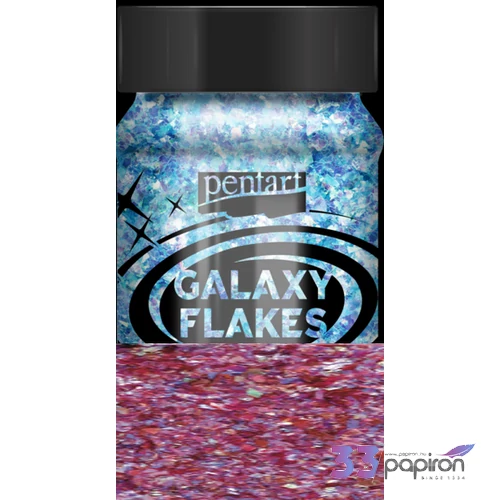 Dekor pelyhek 15g Galaxy Flakes Juno rózsaszín