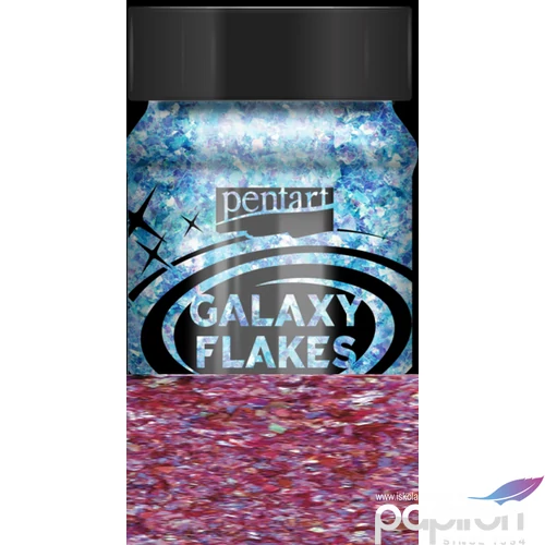 Dekor pelyhek 15g Galaxy Flakes Juno rózsaszín