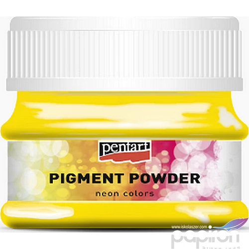 DEKOR Pigmentpor Pentart neon sárga 6 g