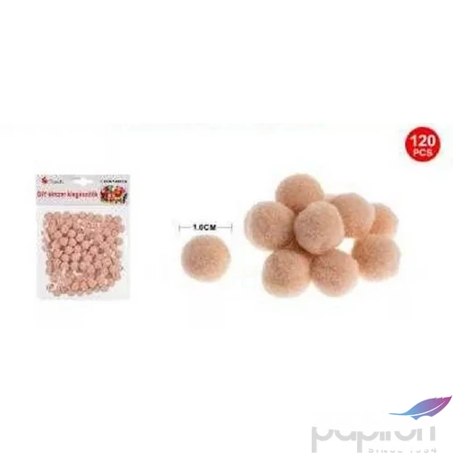 Dekor pompom keki 1cm 120db-os 25