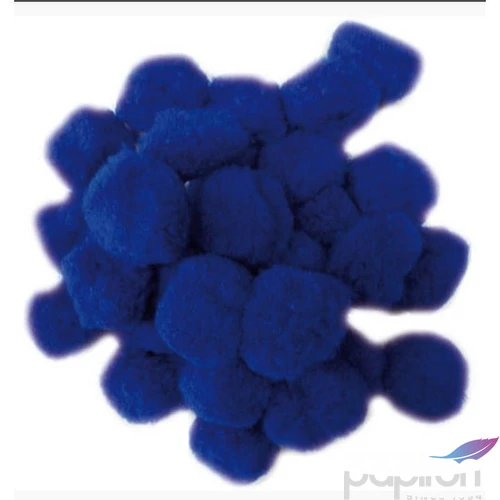 Dekor pompon 30mm kék 50db/csomag 