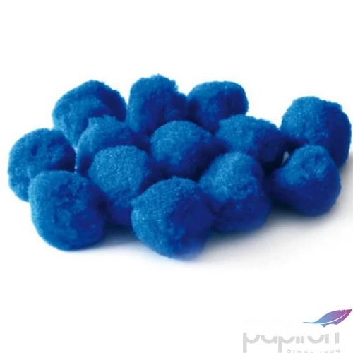 Dekor pompon 30mm kék 30db/csomag