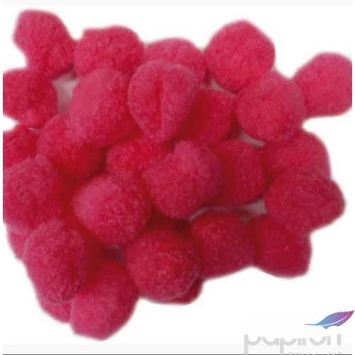 Dekor pompon 30mm rózsaszín 50db/csomag 