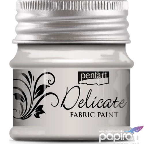 Dekor Textilfesték Delicate 50 Pentart ezüst