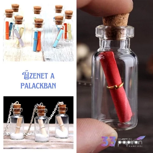 Dekorálható kémc Parafadugóval 2,2x15cm