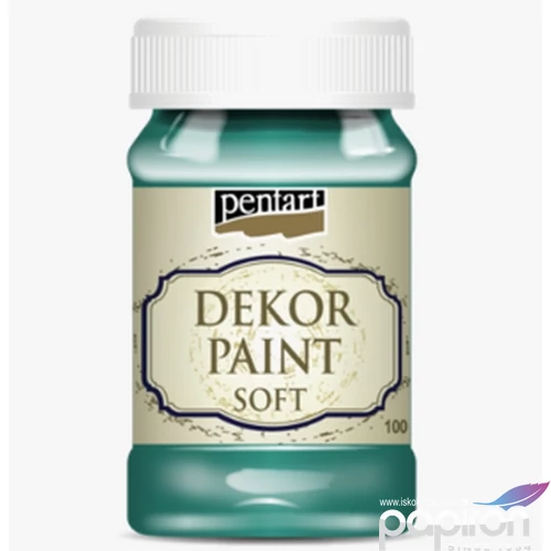 Dekorfesték lágy 100ml Pentart borókazöld