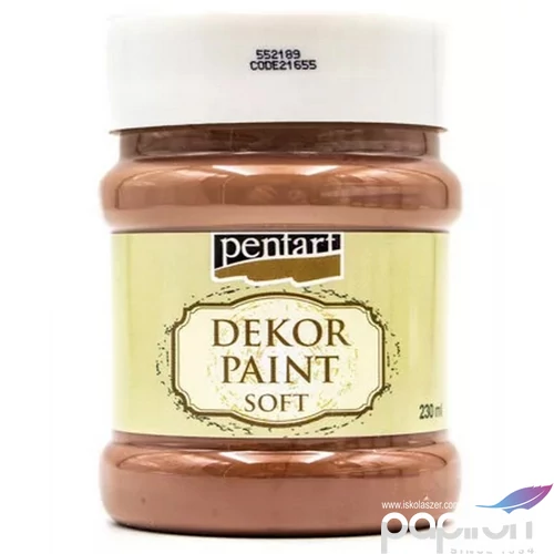 Dekorfesték lágy 230ml Pentart barna