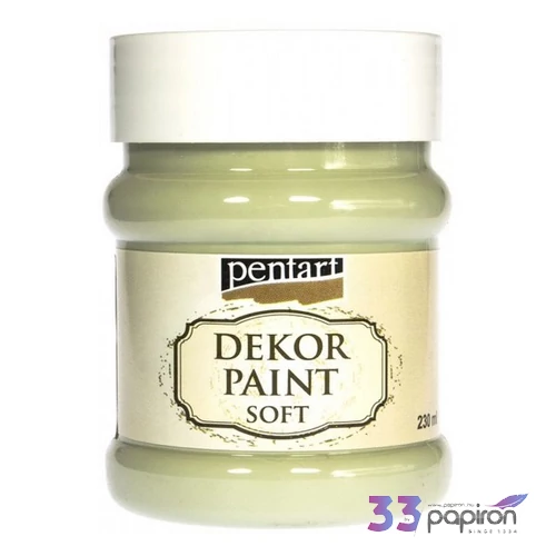 Dekorfesték lágy 230ml Pentart country zöld