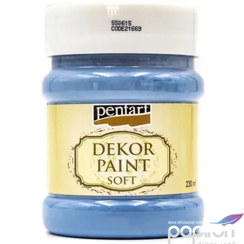 Dekorfesték lágy 230ml Pentart farmerkék