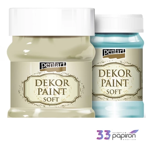 Dekorfesték lágy 230ml Pentart fehér 7219