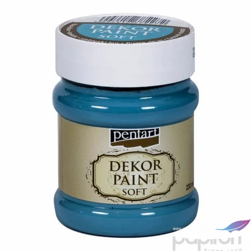 Dekorfesték lágy 230ml Pentart lenkék
