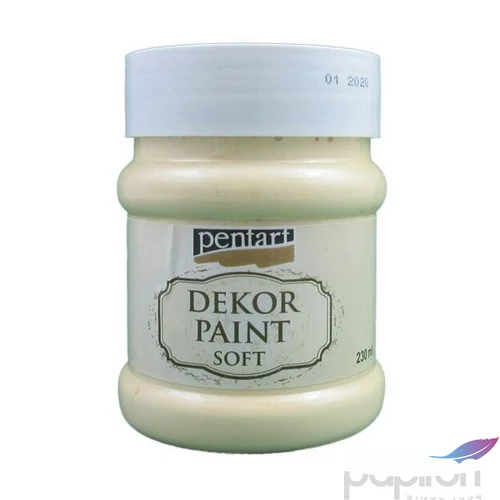 Dekorfesték lágy 230ml Pentart sárga