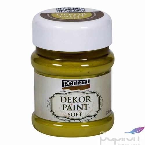 Dekorfesték lágy 230ml Pentart sárgászöld