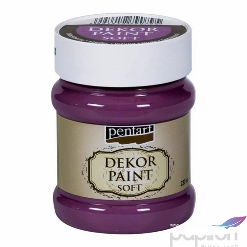 Dekorfesték lágy 230ml Pentart szeder